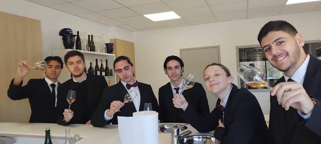 CS sommellerie en visite